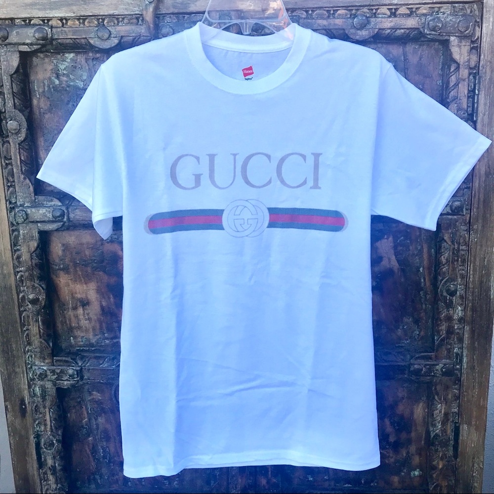 White t-shirt tee graphic print